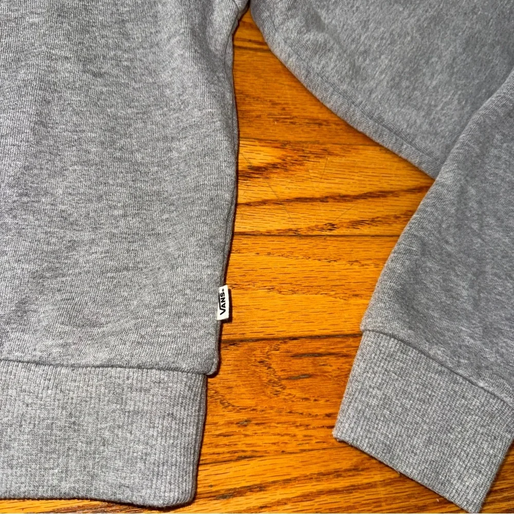 Vans Gray Cropped Hoodie Sweatshirt Women’s Size M‎